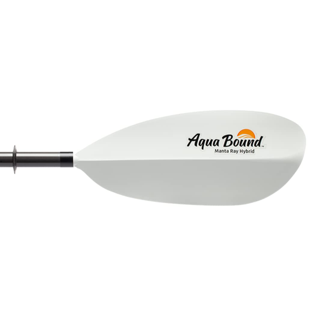 Hybrid 2 Piece Kayak Paddle with Carbon Shaft and Nylon Blades