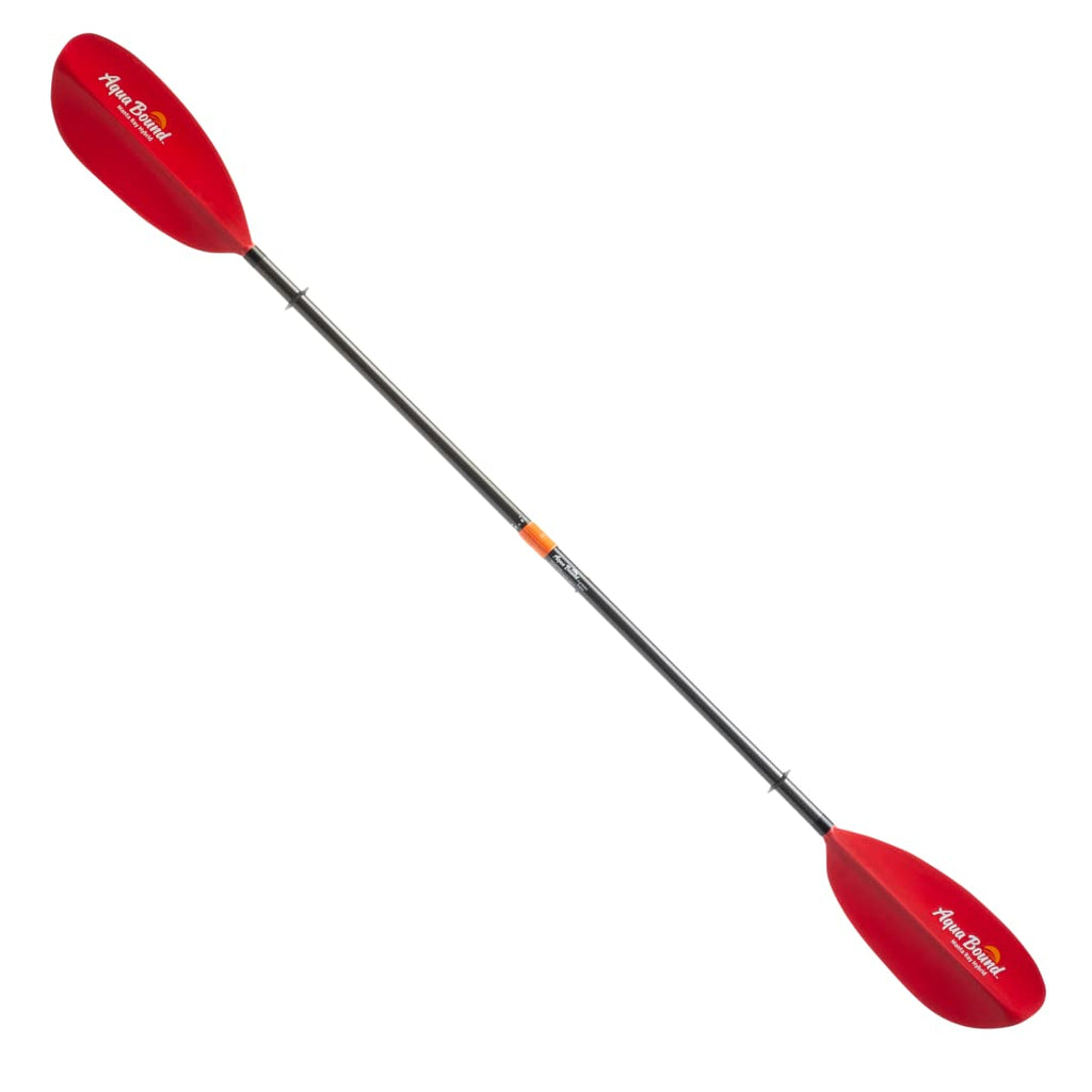 Hybrid 2 Piece Kayak Paddle with Carbon Shaft and Nylon Blades