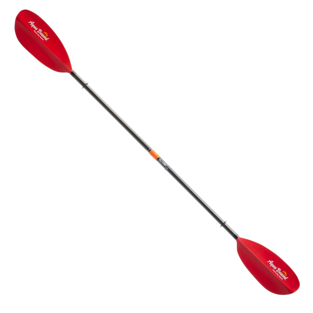 Hybrid 2 Piece Kayak Paddle with Carbon Shaft and Nylon Blades