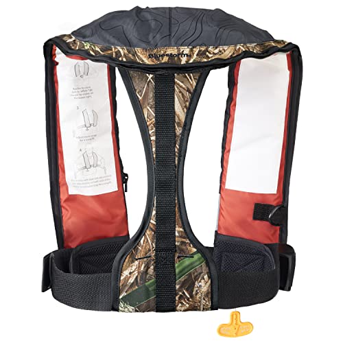 USCG Approved Automatic Inflatable PFD Life Jacket with Manual Ripcord