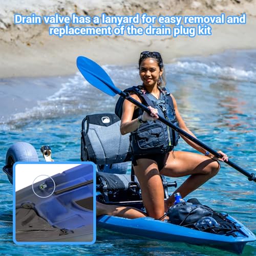2 Pack Kayak Scupper Valves for Sit On Top Fishing Kayaks