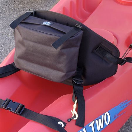 Molded Sit On Top Kayak Seat with Back Support and Zipper Pack