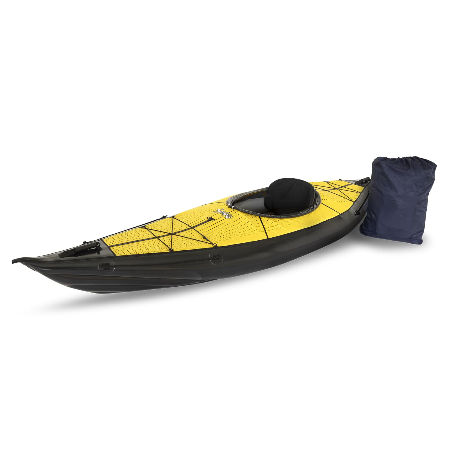 Inflatable Closed Kayak Reinforced Lightweight Recreational Adult Boat