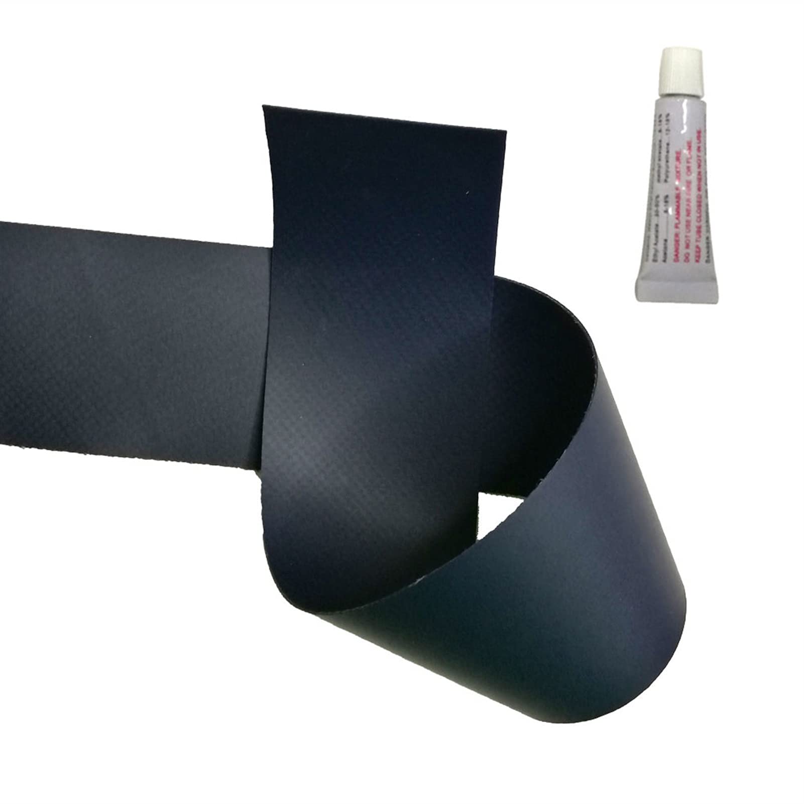 Blue PVC Inflatable Kayak Canoe Repair Patch Kit with Adhesive Glue