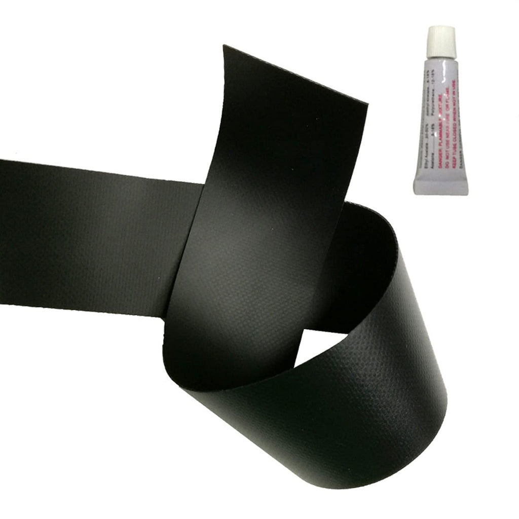 Blue PVC Inflatable Kayak Canoe Repair Patch Kit with Adhesive Glue