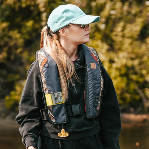 USCG Approved Automatic Inflatable PFD Life Jacket with Manual Ripcord