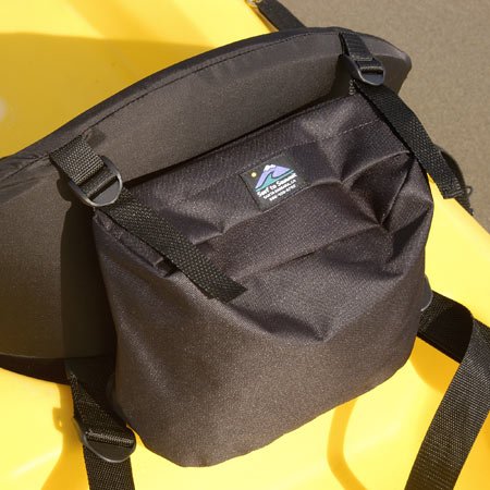 Molded Sit On Top Kayak Seat with Back Support and Zipper Pack