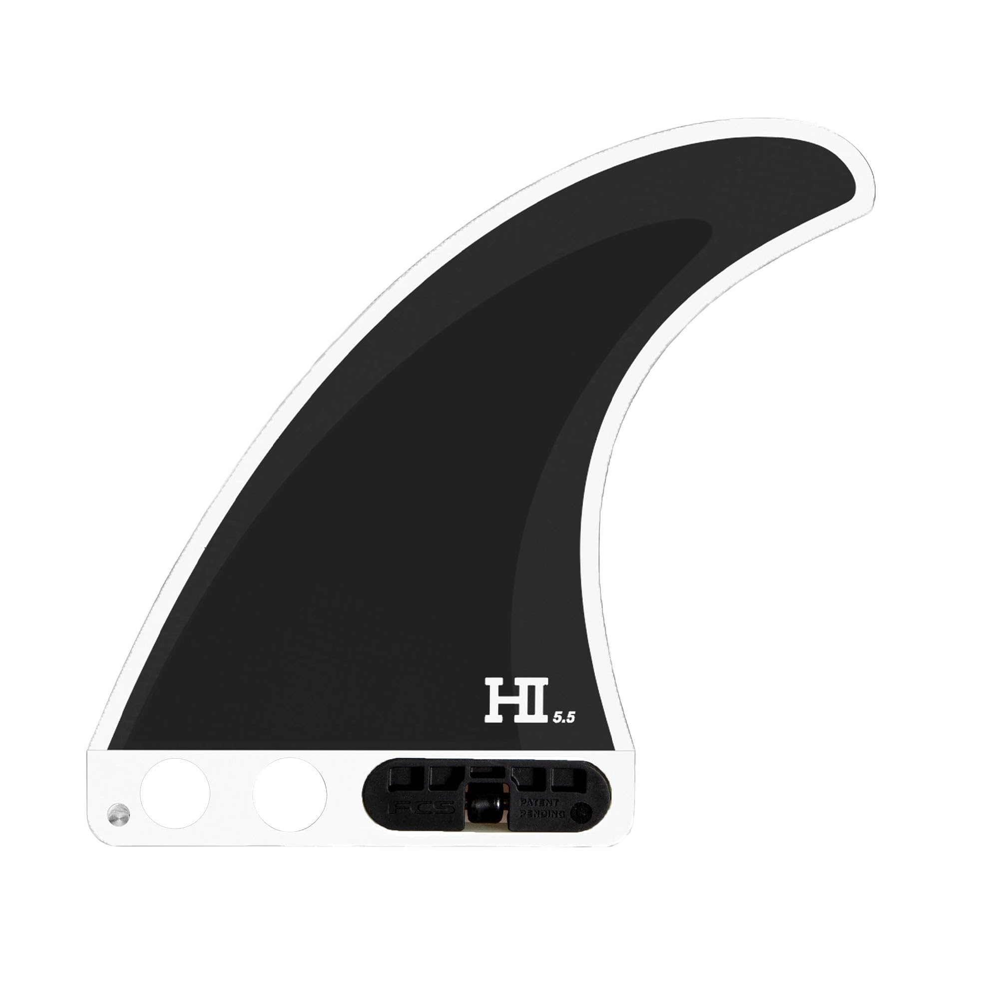 5.5 Inch Black Single Surfboard Fin