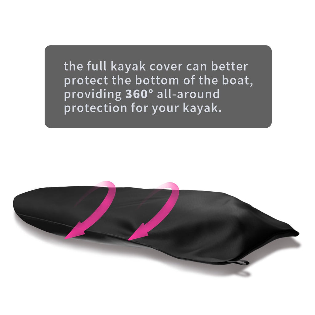 420D Waterproof Kayak Canoe Paddle Board Cover for Outdoor Storage