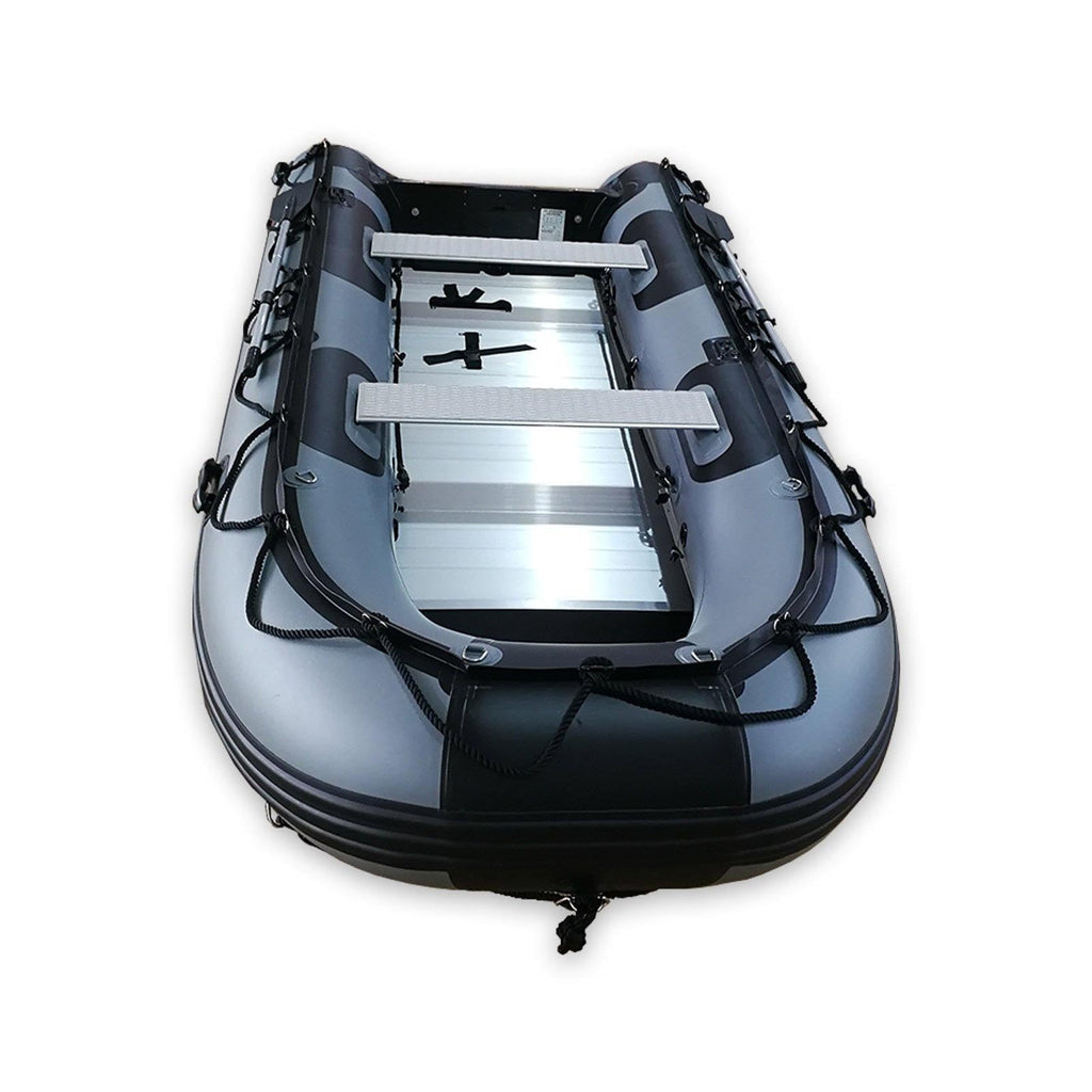 Red 12 ft Heavy Duty PVC Inflatable Boat for Six Person Fishing Cruising