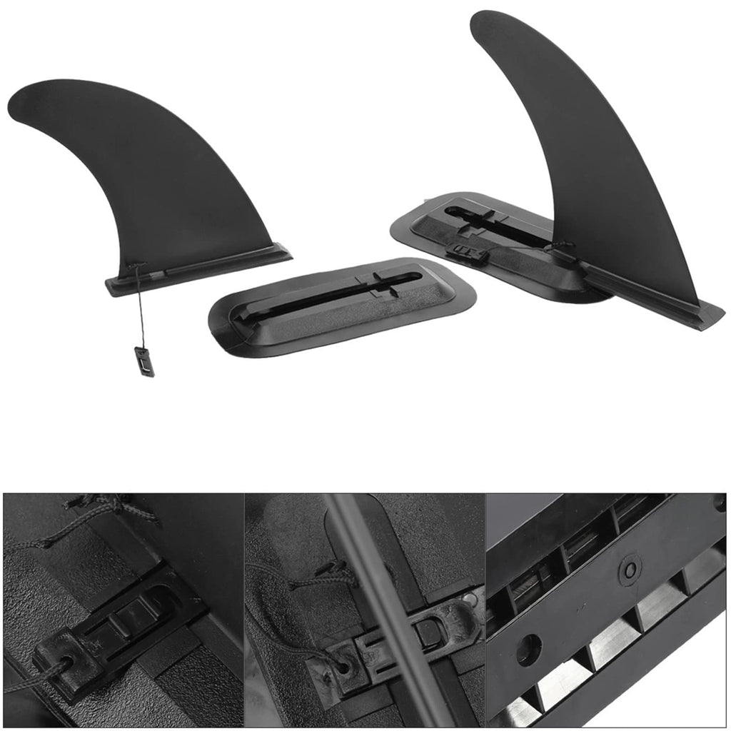 Detachable PVC Center Fin with Base for SUP Boards and Surfboards