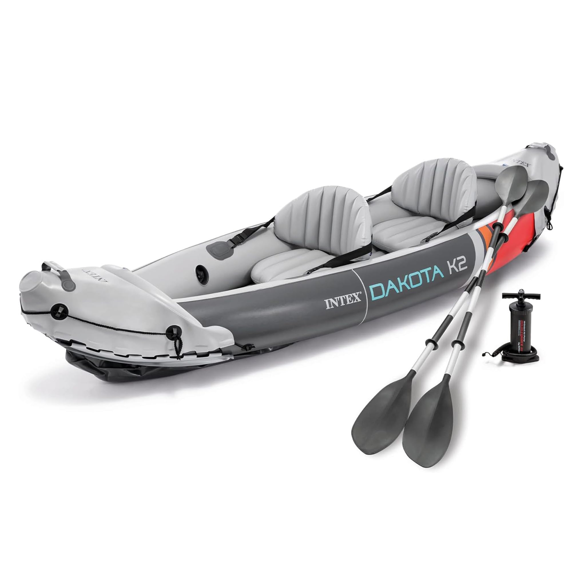 2 Person Inflatable Kayak Set with Oars and Pump