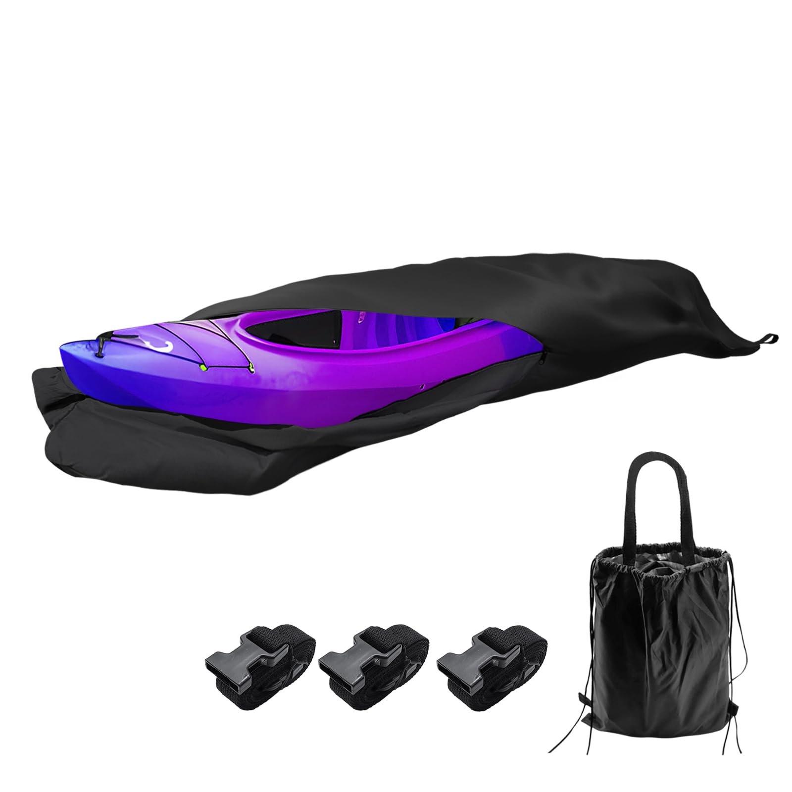 420D Waterproof Kayak Canoe Paddle Board Cover for Outdoor Storage