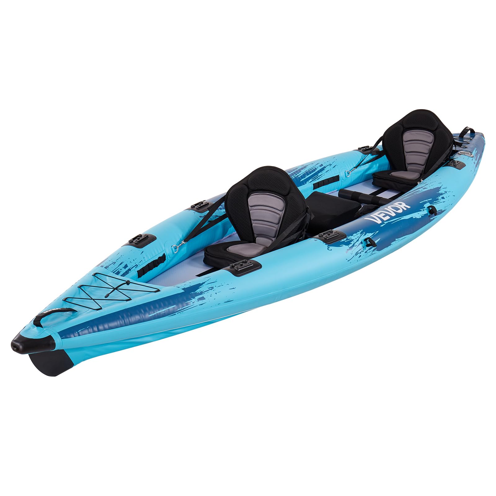 Two Person 700 lb Capacity Inflatable Sit In Kayak for Fishing Touring