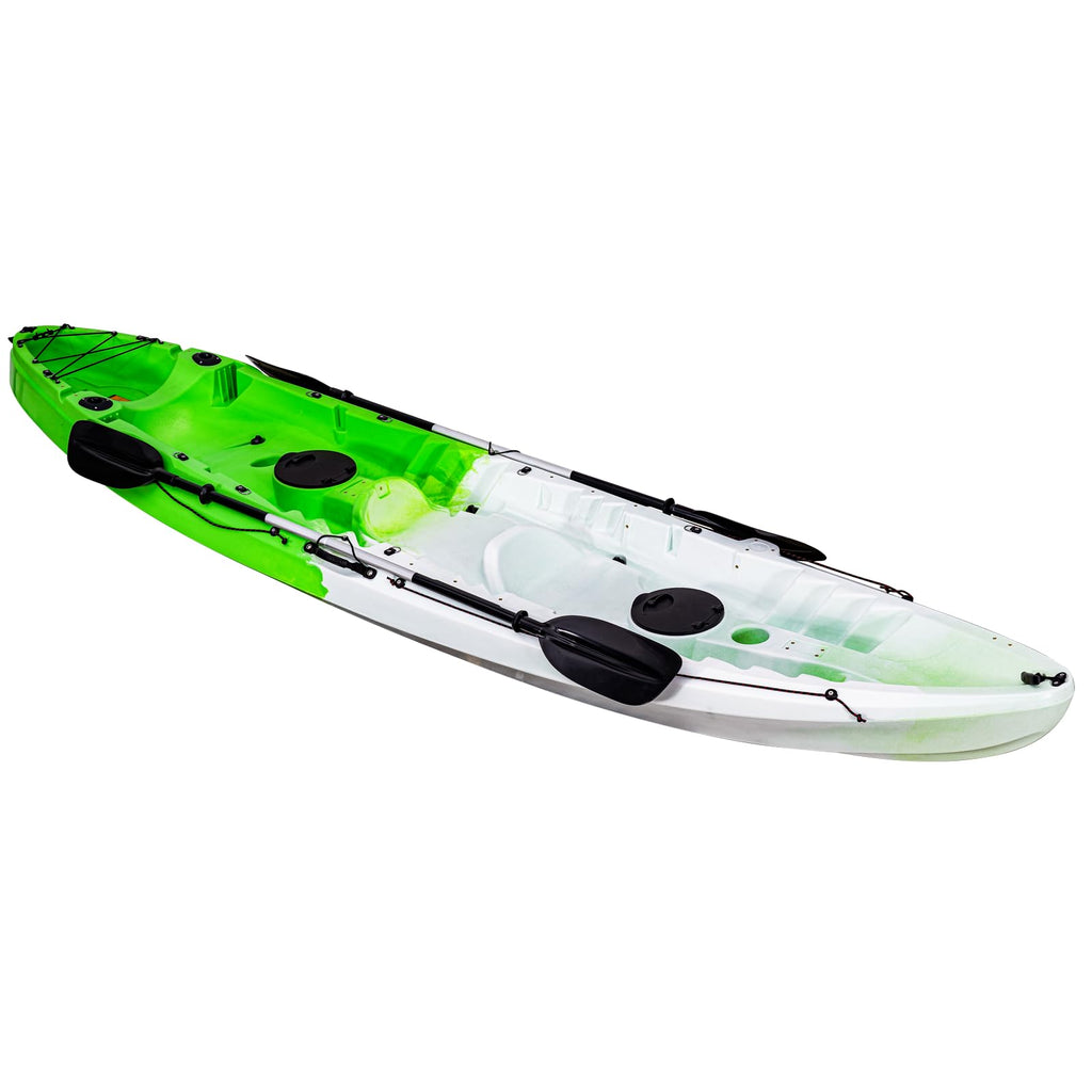 12 ft Hard Shell Sit on Top Ocean Fishing Kayak for Two to Three Adults