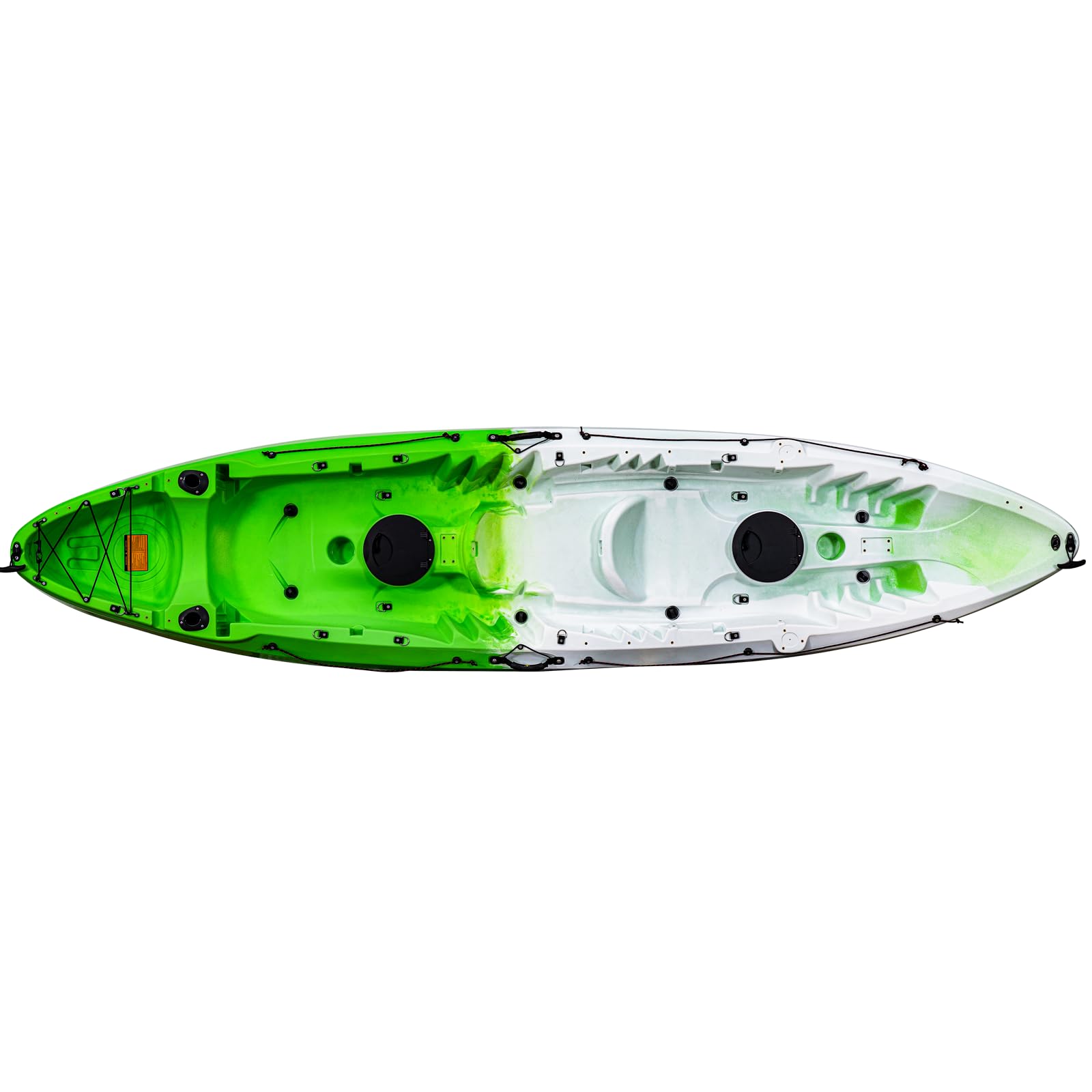 12 ft Hard Shell Sit on Top Ocean Fishing Kayak for Two to Three Adults