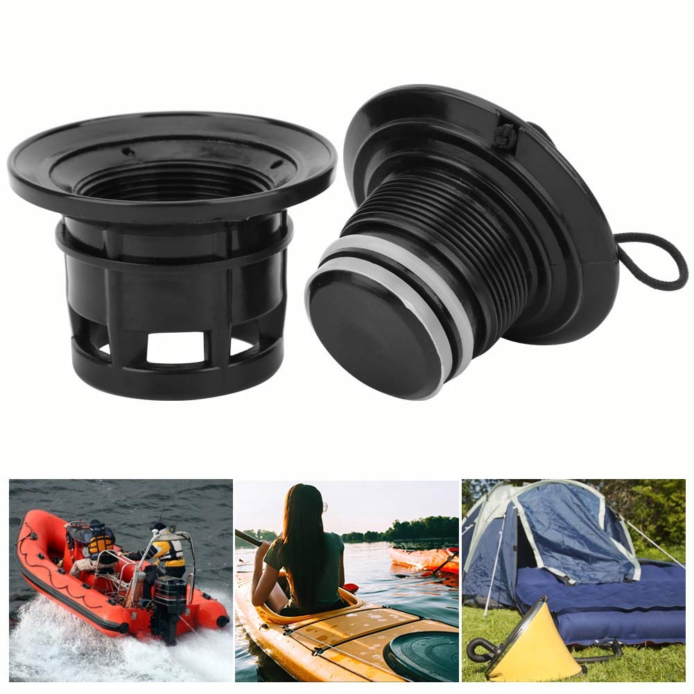 Double Seal PVC Replacement Air Valve for Inflatable Kayak Boat and Board