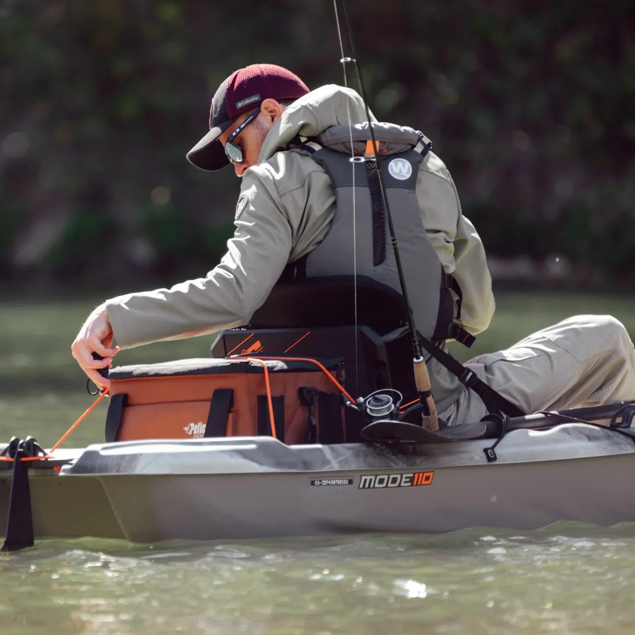 11 ft Stable Fishing Kayak for Recreational Angling