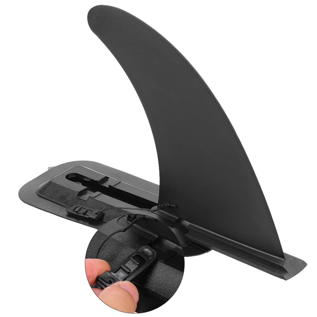 Detachable PVC Center Fin with Base for SUP Boards and Surfboards