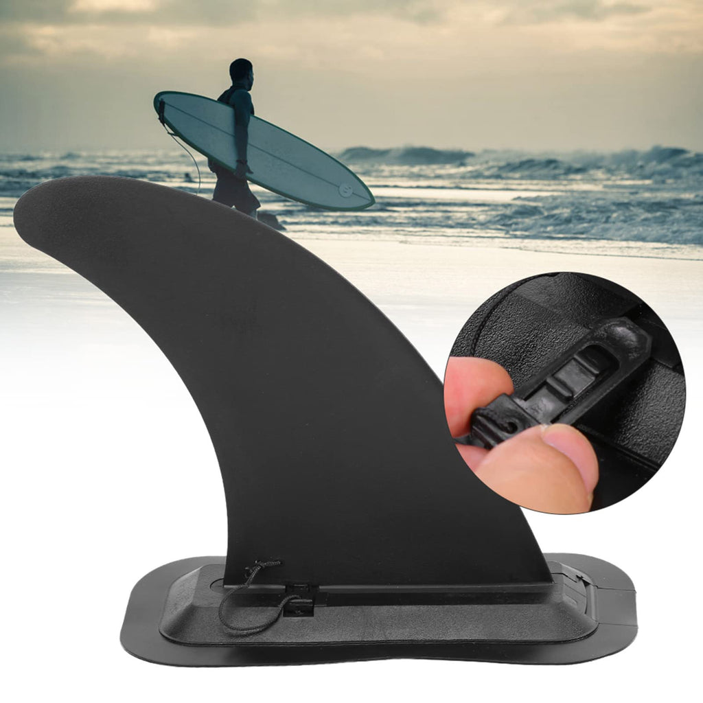 Detachable PVC Center Fin with Base for SUP Boards and Surfboards