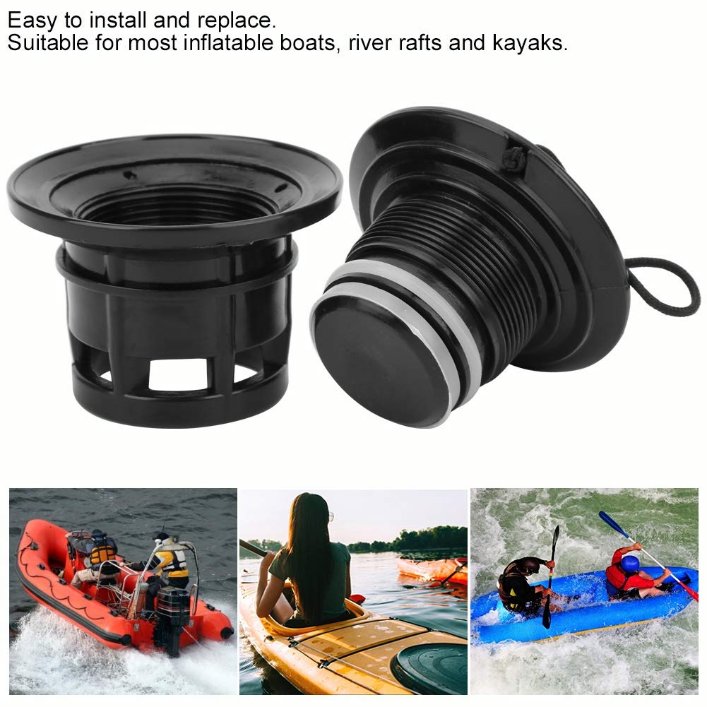 Double Seal PVC Replacement Air Valve for Inflatable Kayak Boat and Board