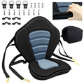 Deluxe Padded Kayak Seat with Backrest and Detachable Storage Bag