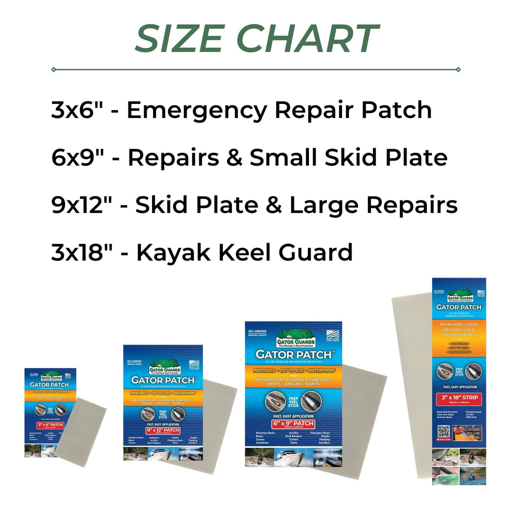 Peel and Stick Fiberglass Reinforced Repair Patch for Holes and Cracks