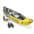 2 Person Inflatable Kayak Set with Oars Pump and Adjustable Seats
