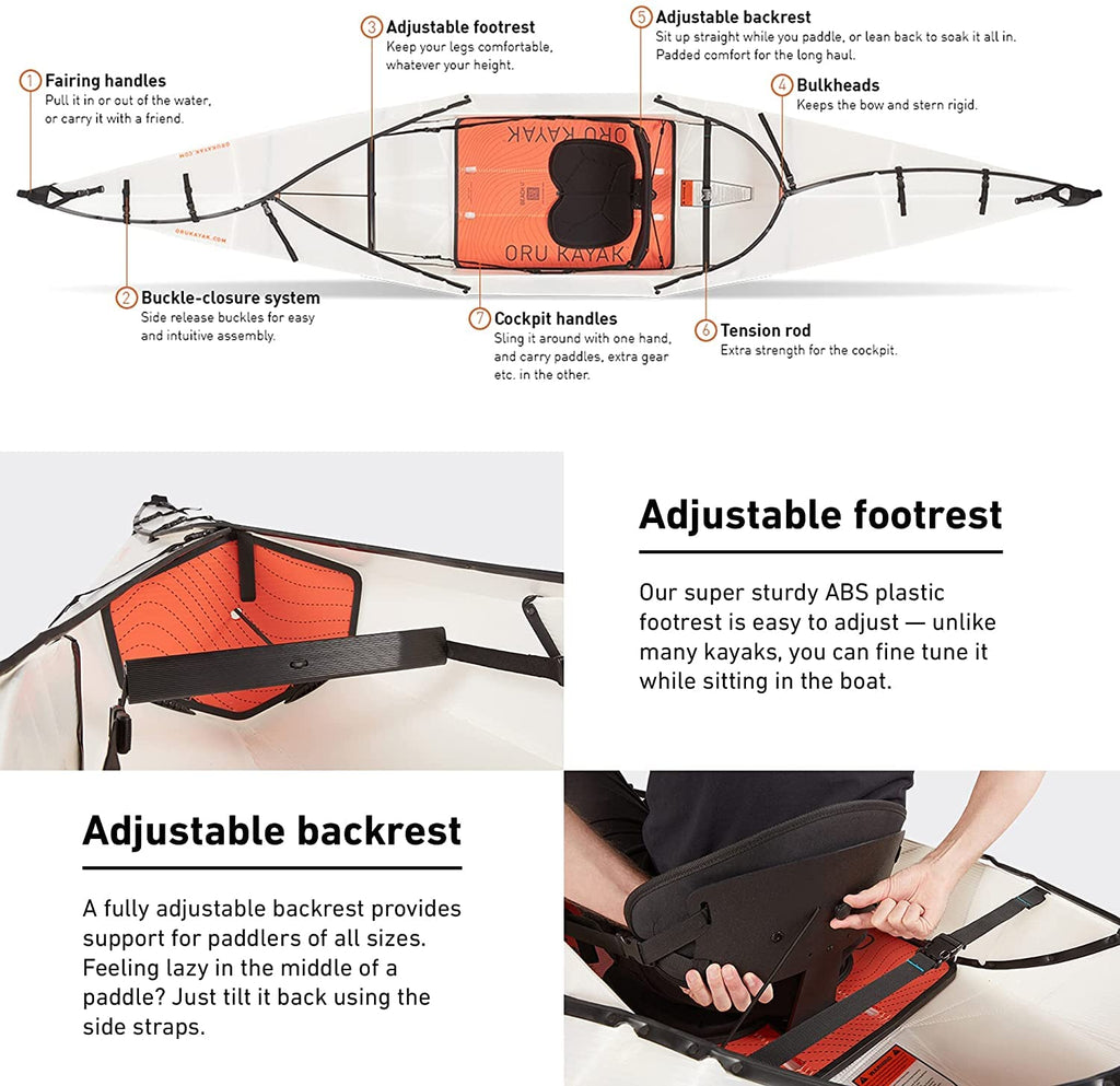 Stable Durable Lightweight Lake River Kayak for Family Day Trips