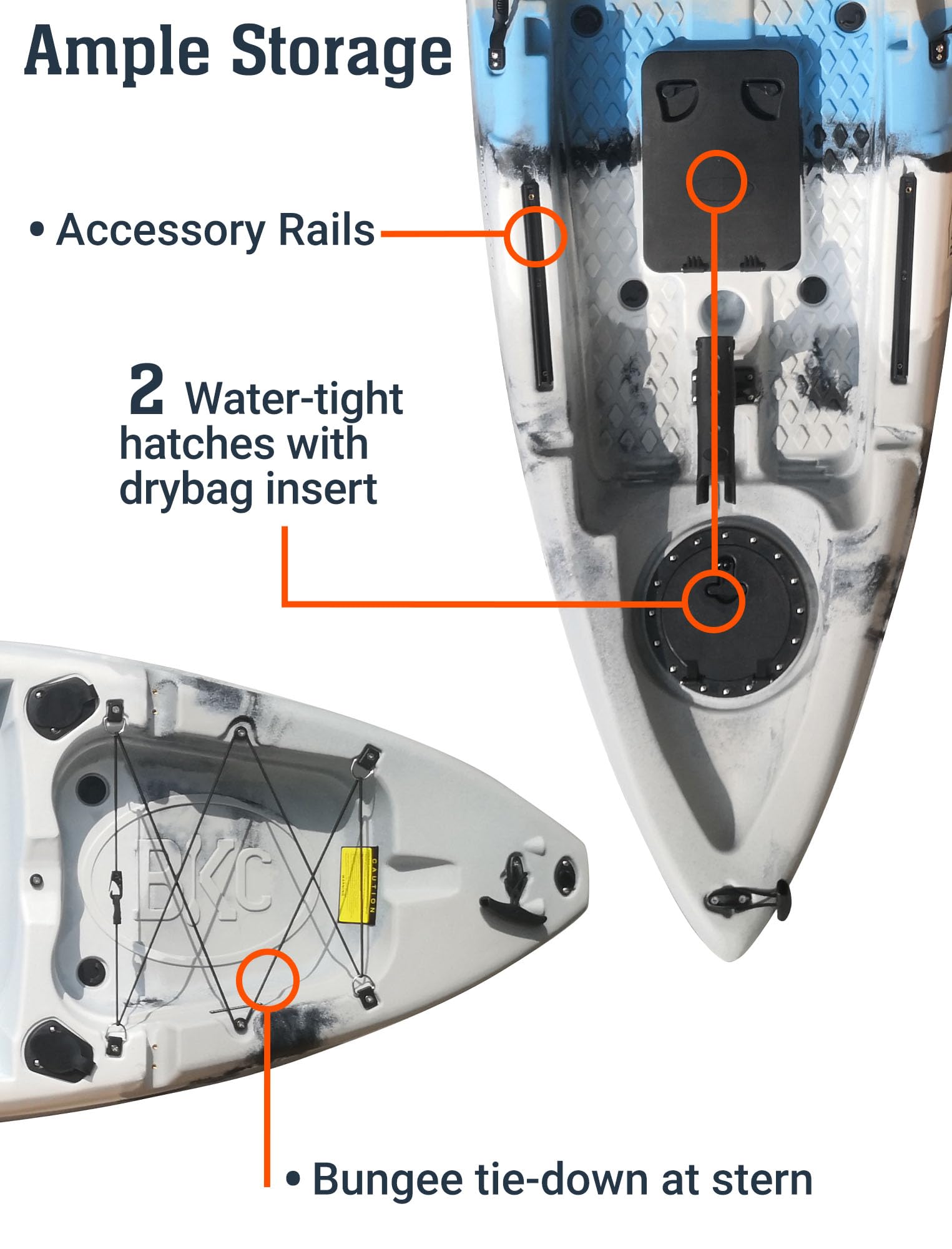 9 ft Sit On Top Solo Fishing Kayak with Rod Holders for Lakes Rivers