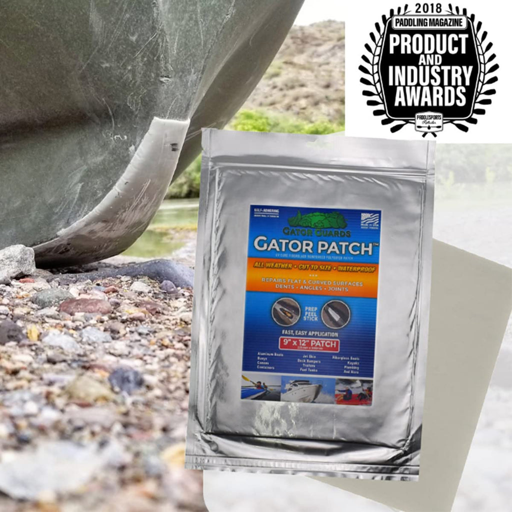 Peel and Stick Fiberglass Reinforced Repair Patch for Holes and Cracks