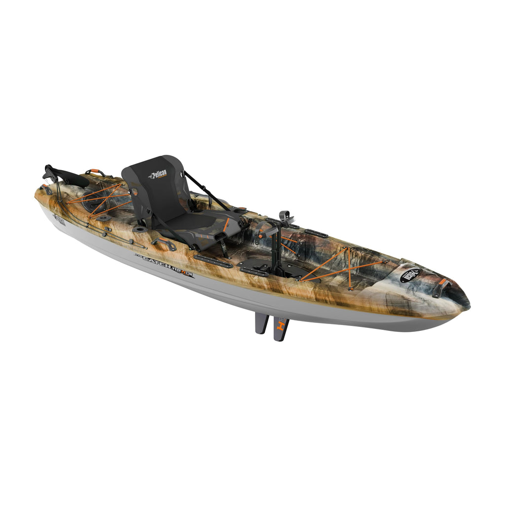 Premium Sit On Top Angler Fishing Kayak with Pedal System Comfort Seat