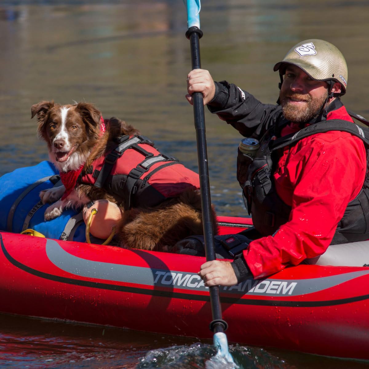 Tandem Inflatable Kayak for Two Person Recreational Touring