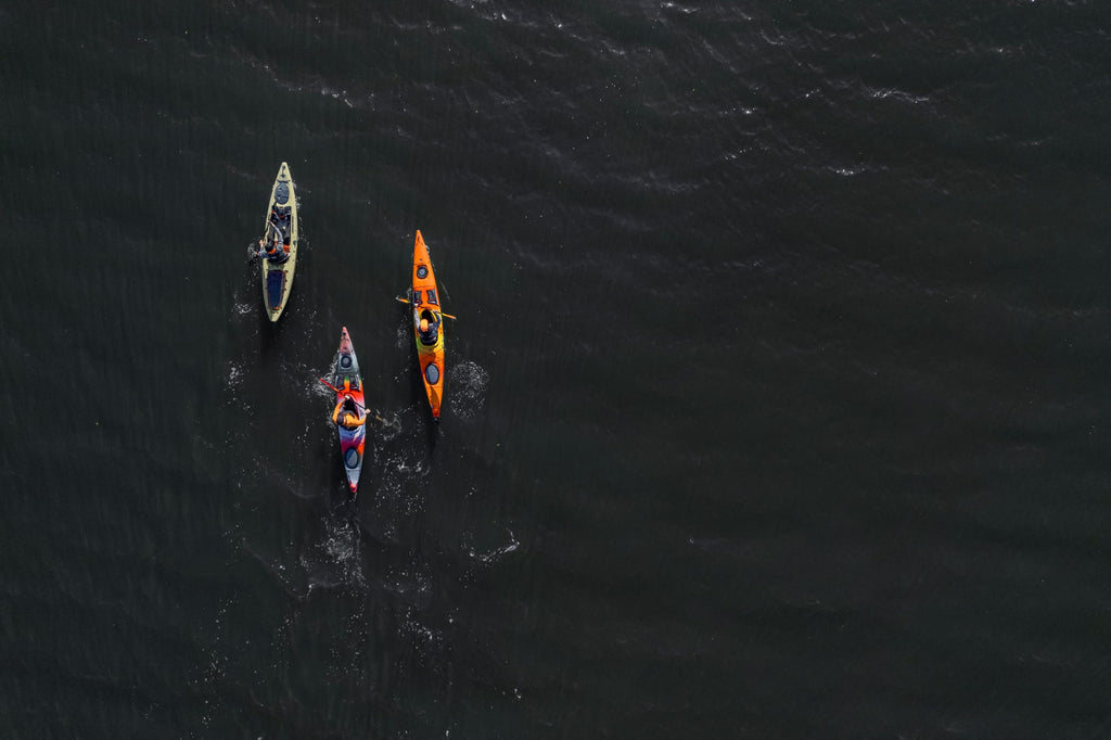 14 ft Sit Inside Touring Kayak with Storage and Comfort Seating