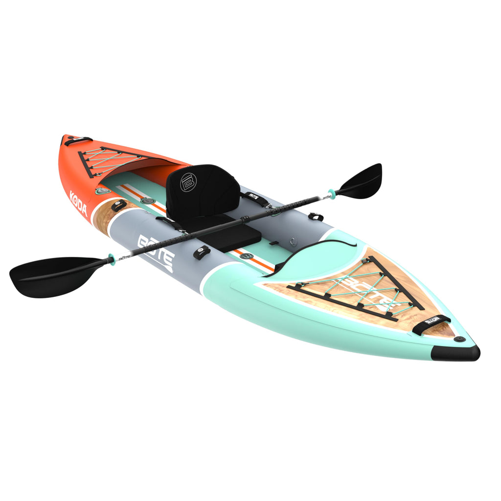 Packable Inflatable Kayak for Single Rider Fishing Adults Kids Family