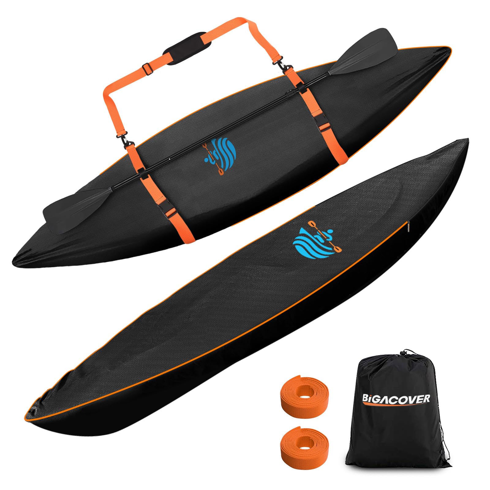 600D Waterproof Kayak Canoe Paddle Board Cover with UV Dust Protection