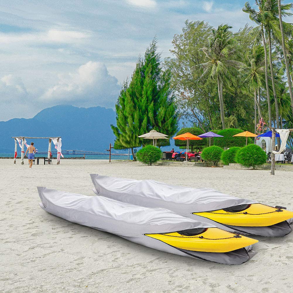 Heavy Duty Waterproof Kayak Canoe Storage Cover with UV Protection