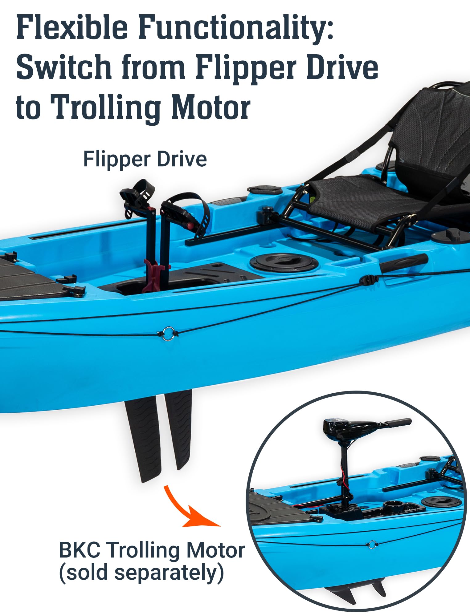 12 ft Pro Pedal Propeller Drive Sit on Top Fishing Kayak with Rudder