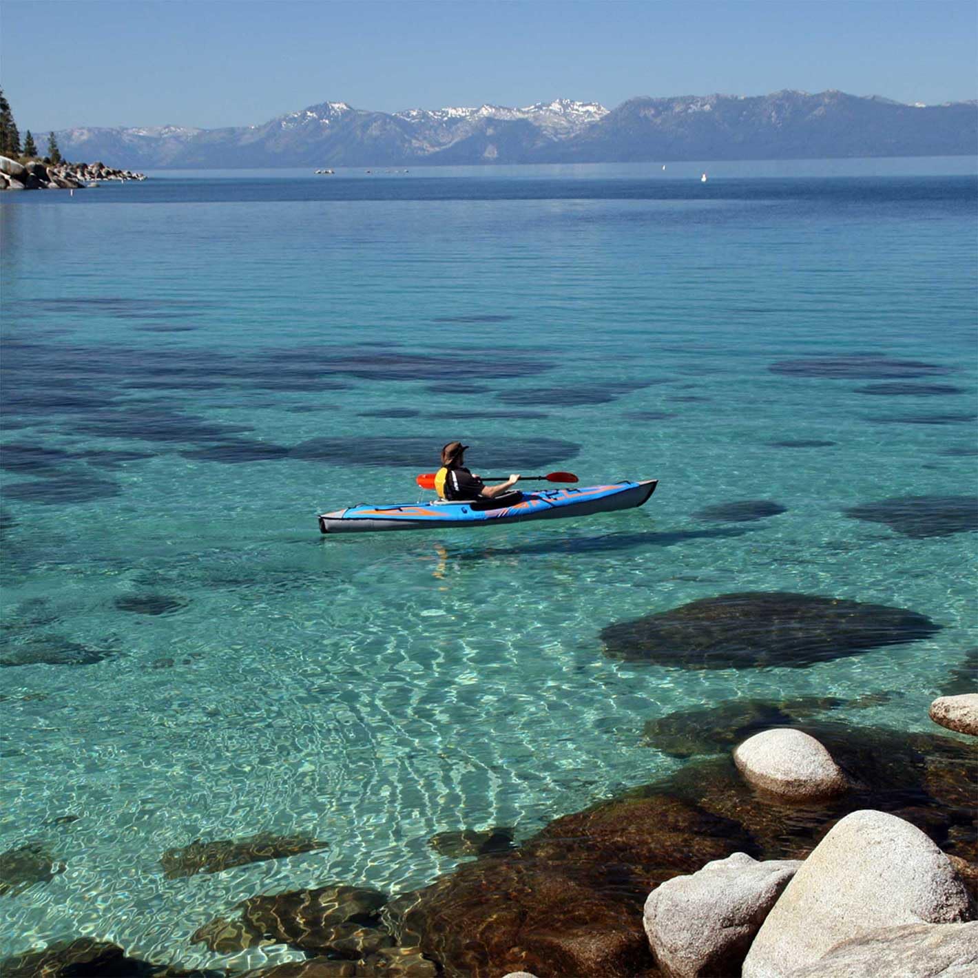 Inflatable Expedition Kayak for Touring and Recreational Paddling