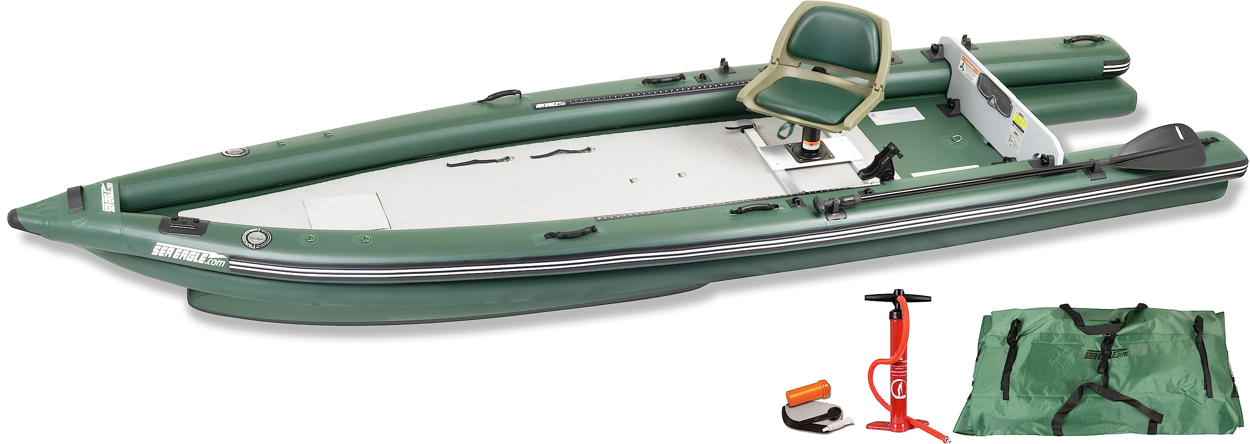 16 ft High Pressure Drop Stitch Inflatable Fishing Boat for One to Three