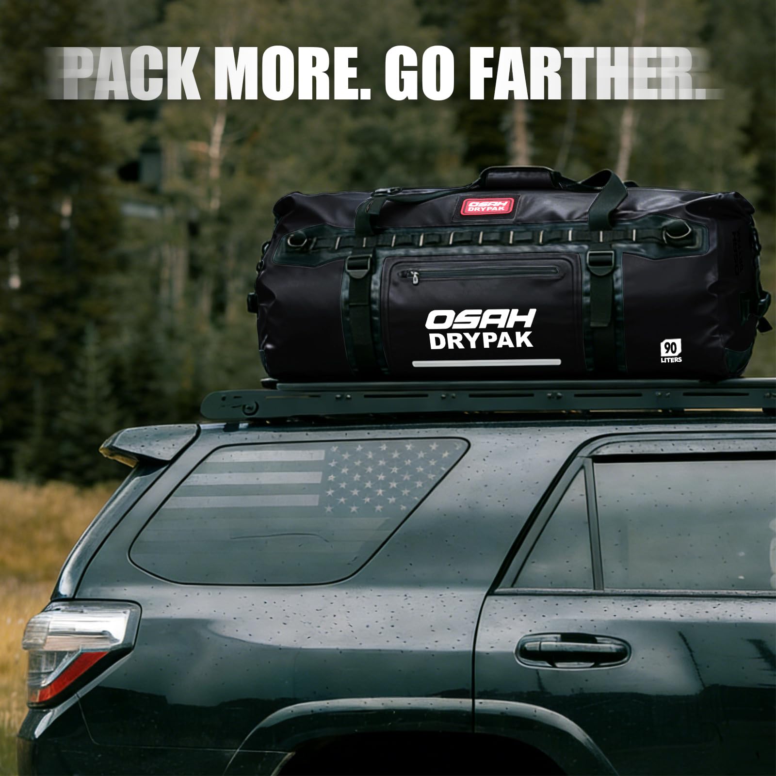 Heavy Duty Waterproof Roll Top Travel Duffel Bag with Straps and Handles