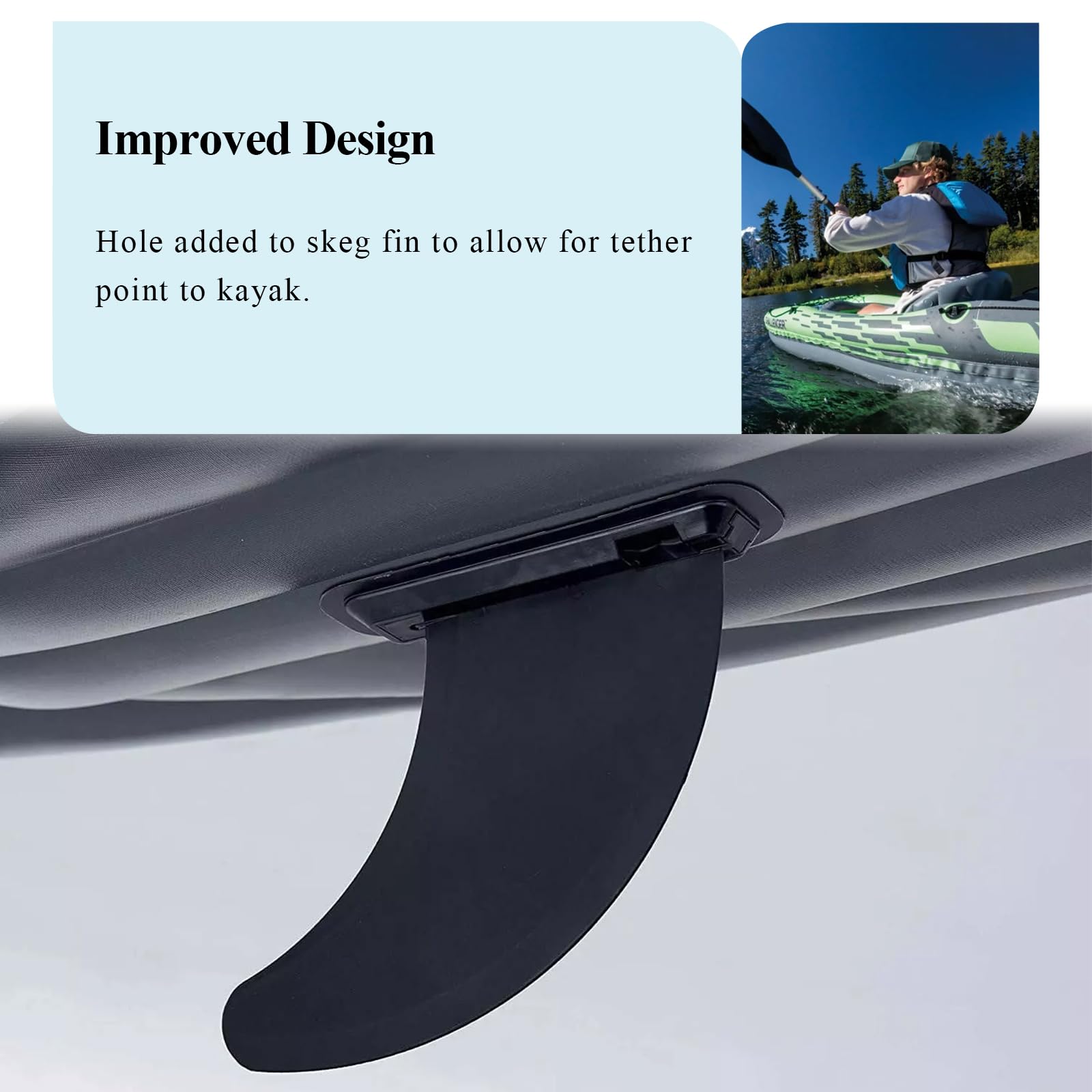 Standard Directional Skeg Fin Rudder for Inflatable Kayak Boats