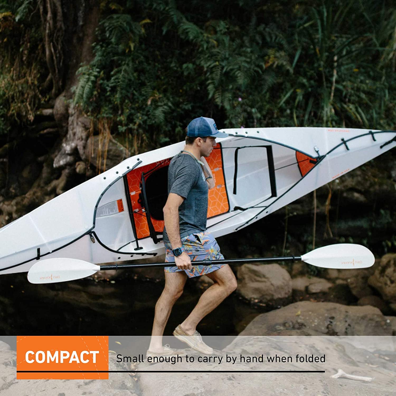 Stable Durable Lightweight Lake River Kayak for Family Day Trips
