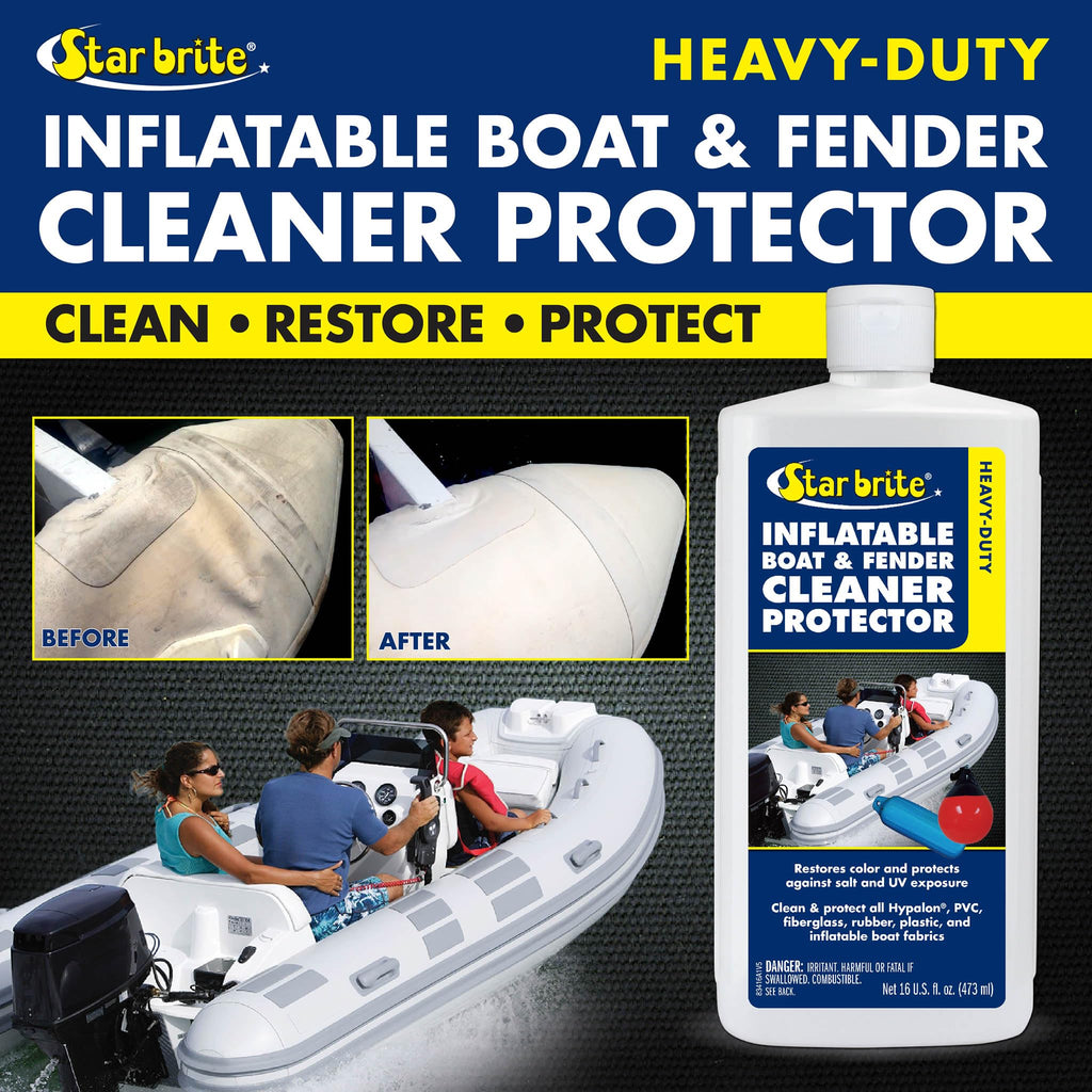 Heavy Duty Inflatable Boat and Fender Cleaner Protector for PVC Rubber