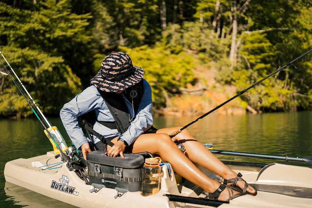 11 ft Sit On Top Fishing Kayak with Chair Seat Rod Holders Tackle Trays