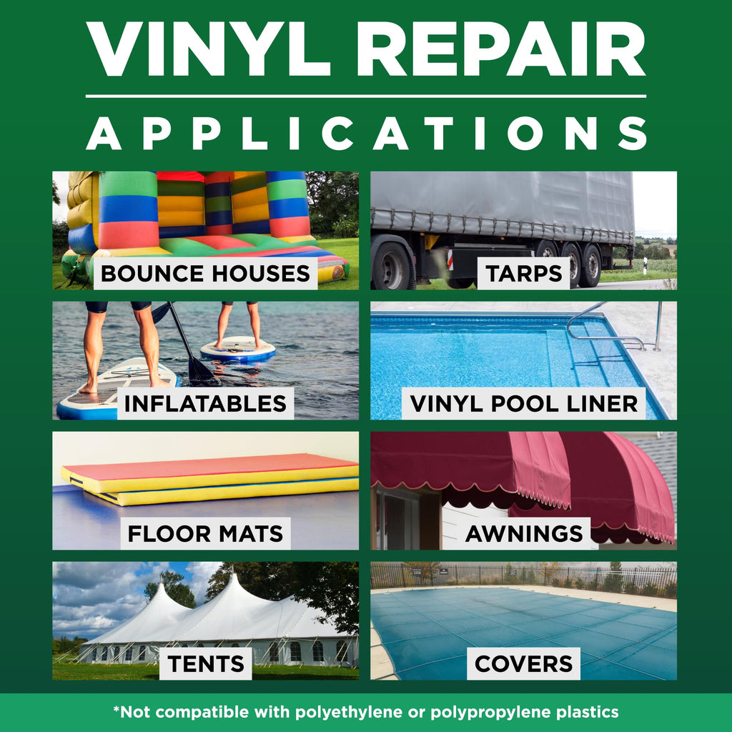 10 Inch Vinyl Patch Kit for Inflatable Boat and Gear Repair