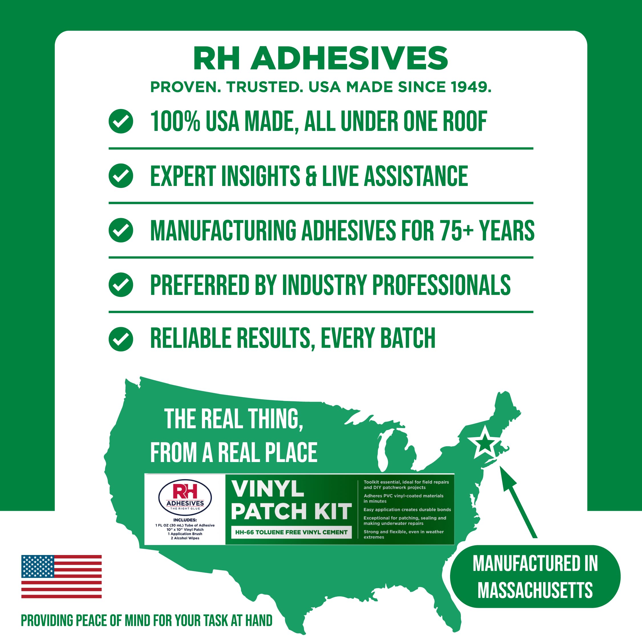 10 Inch Vinyl Patch Kit for Inflatable Boat and Gear Repair