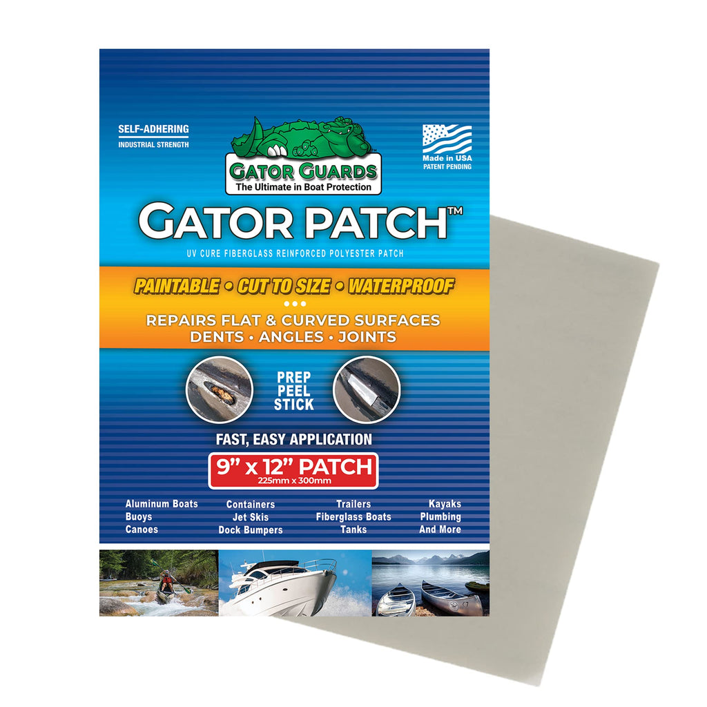 Peel and Stick Fiberglass Reinforced Repair Patch for Holes and Cracks