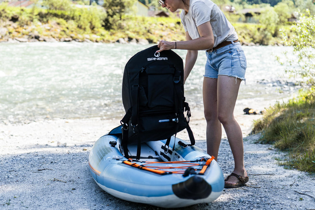 One to Three Person Inflatable Recreational Kayak with Drop Stitch Floor