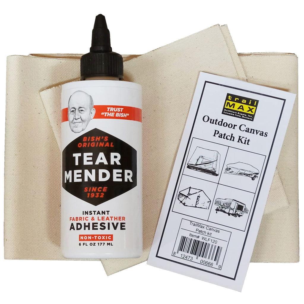 Outdoor Canvas Patch Kit for Campers Tents Boat Covers and Tarps
